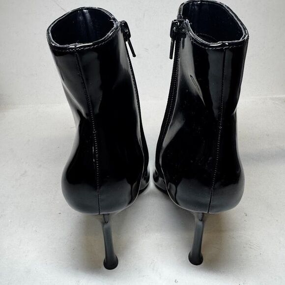 INC Womens 8 M Black Rohese Silver Pointed Toe High Heel Ankle Booties NIB JT6 - Picture 6 of 6